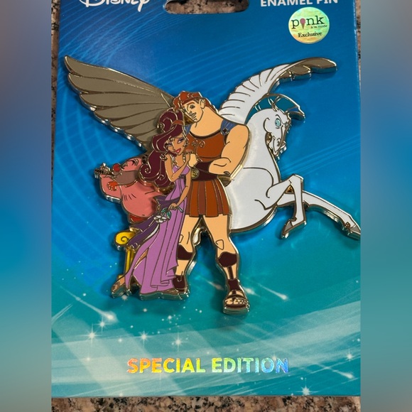 Disney Hercules, Meg, Pegasus, Phil - Cluster SE 300 Jumbo - Hercules Pin - Picture 2 of 6